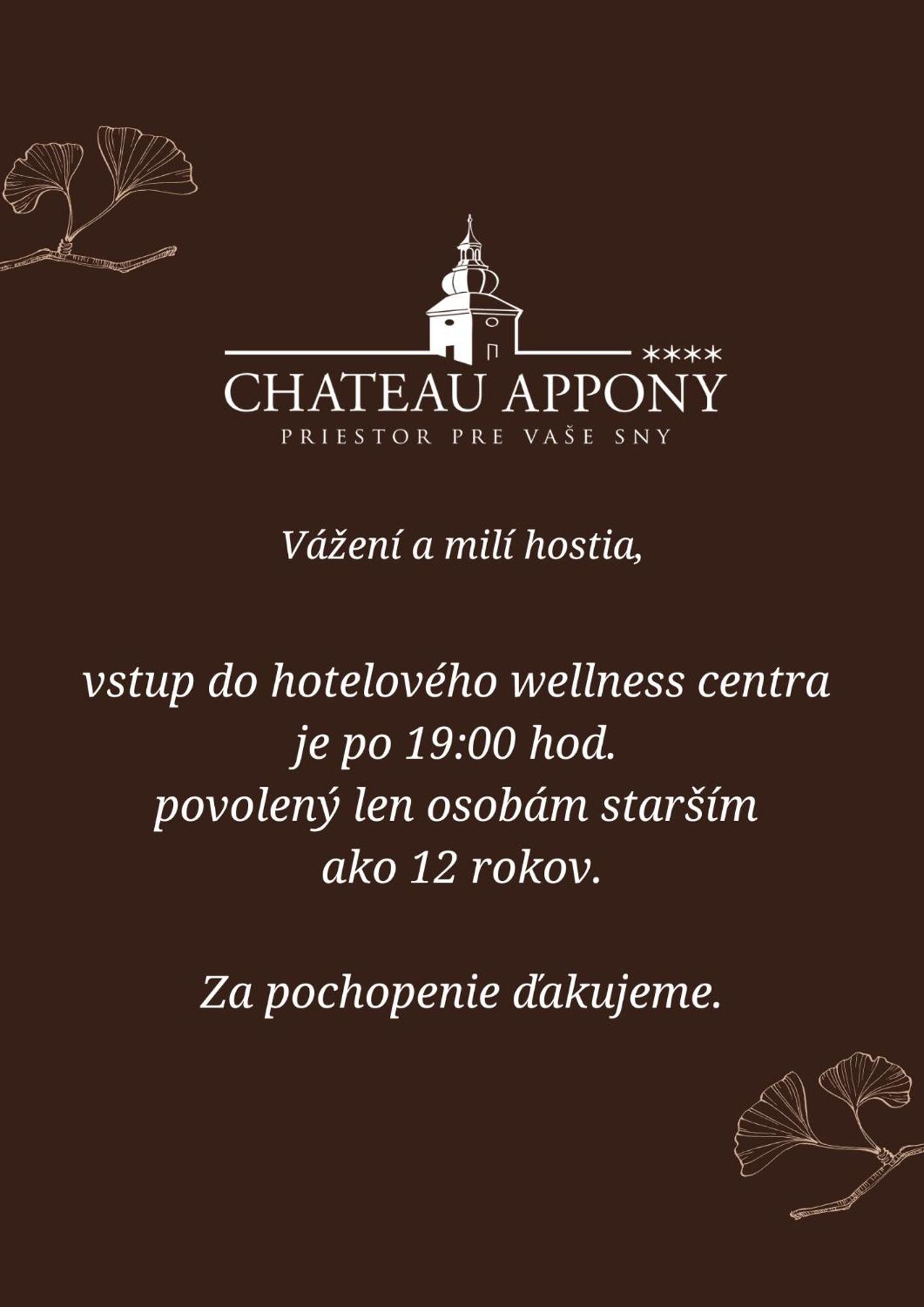 Chateau Appony Esterno foto